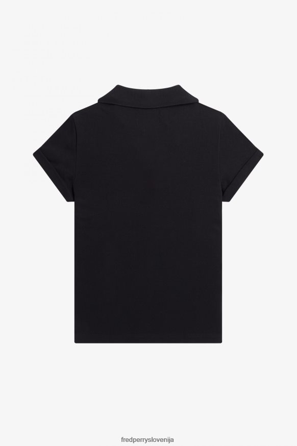 Detajl ovratnika Fred Perry srajce